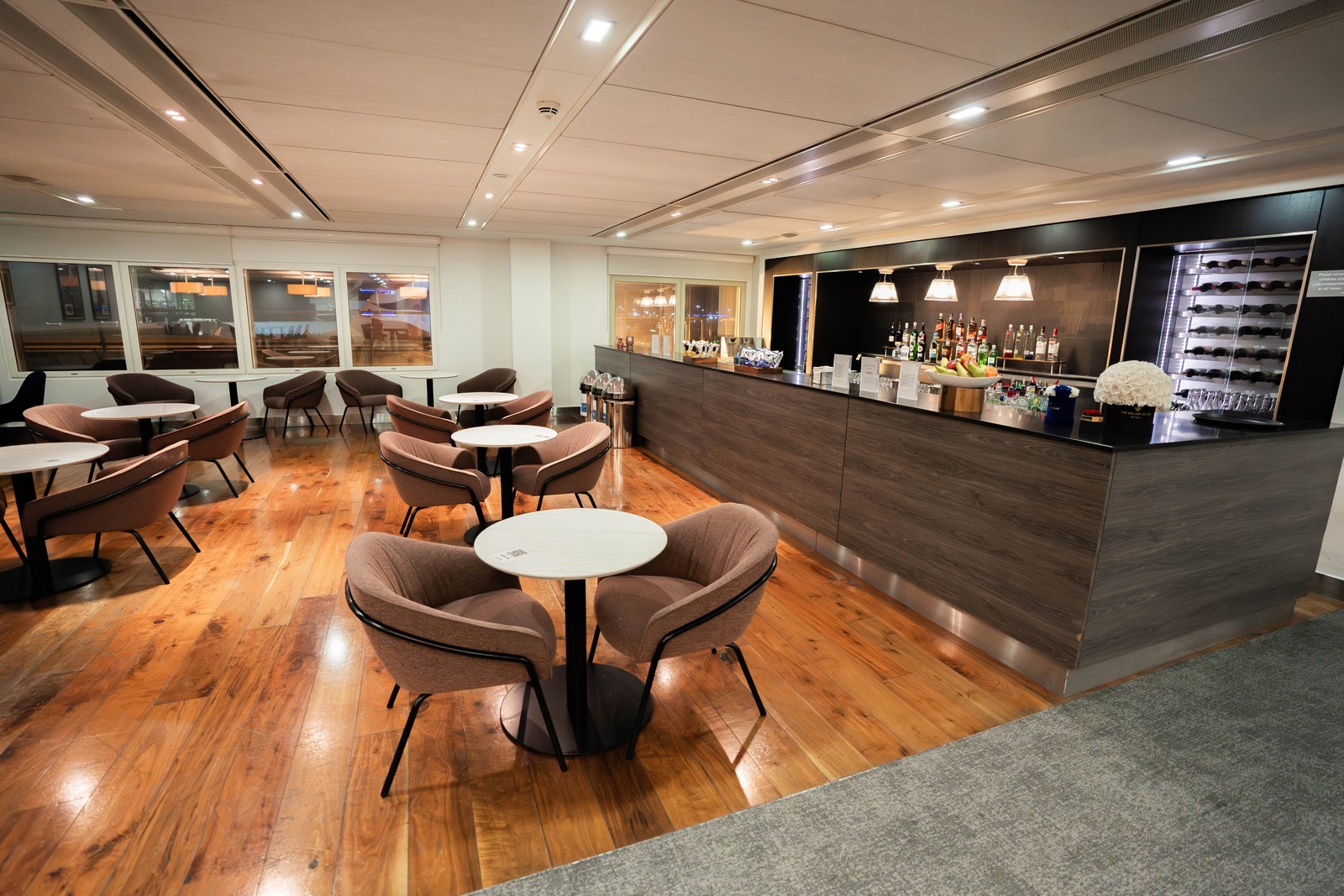 British Airways Business Class Club and First Lounge at London Heathrow Airport, Terminal 5. Photo by British Airways.