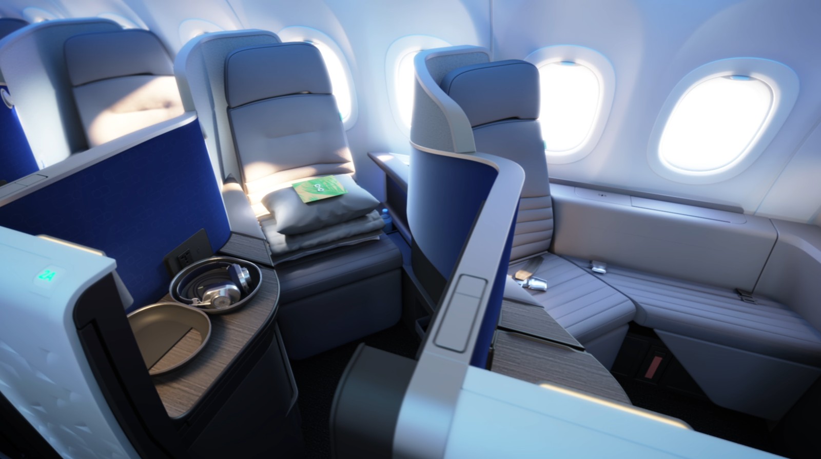 JetBlue Mint Suites business class seats. Photo by JetBlue.