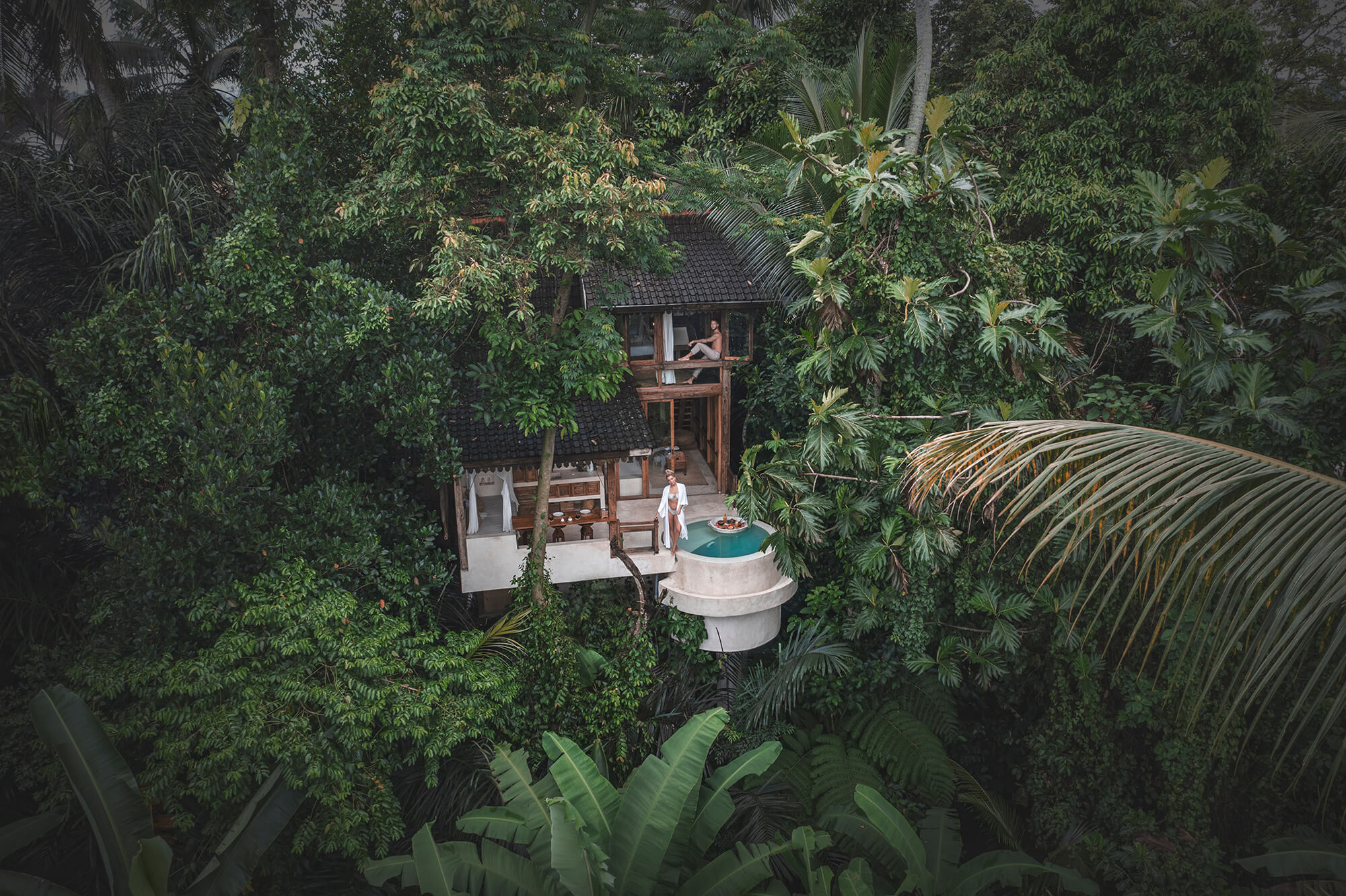 A secluded luxury retreat nestled in the lush jungle of Ubud, Bali, Indonesia. Photo by Marvin Meyer