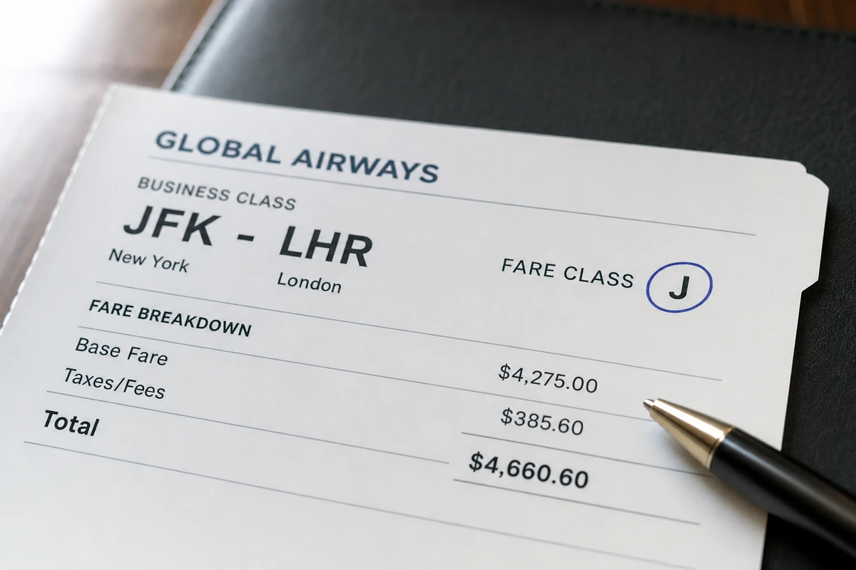 That single letter — J, C, D, or I — determines everything from the price you pay to the miles you earn