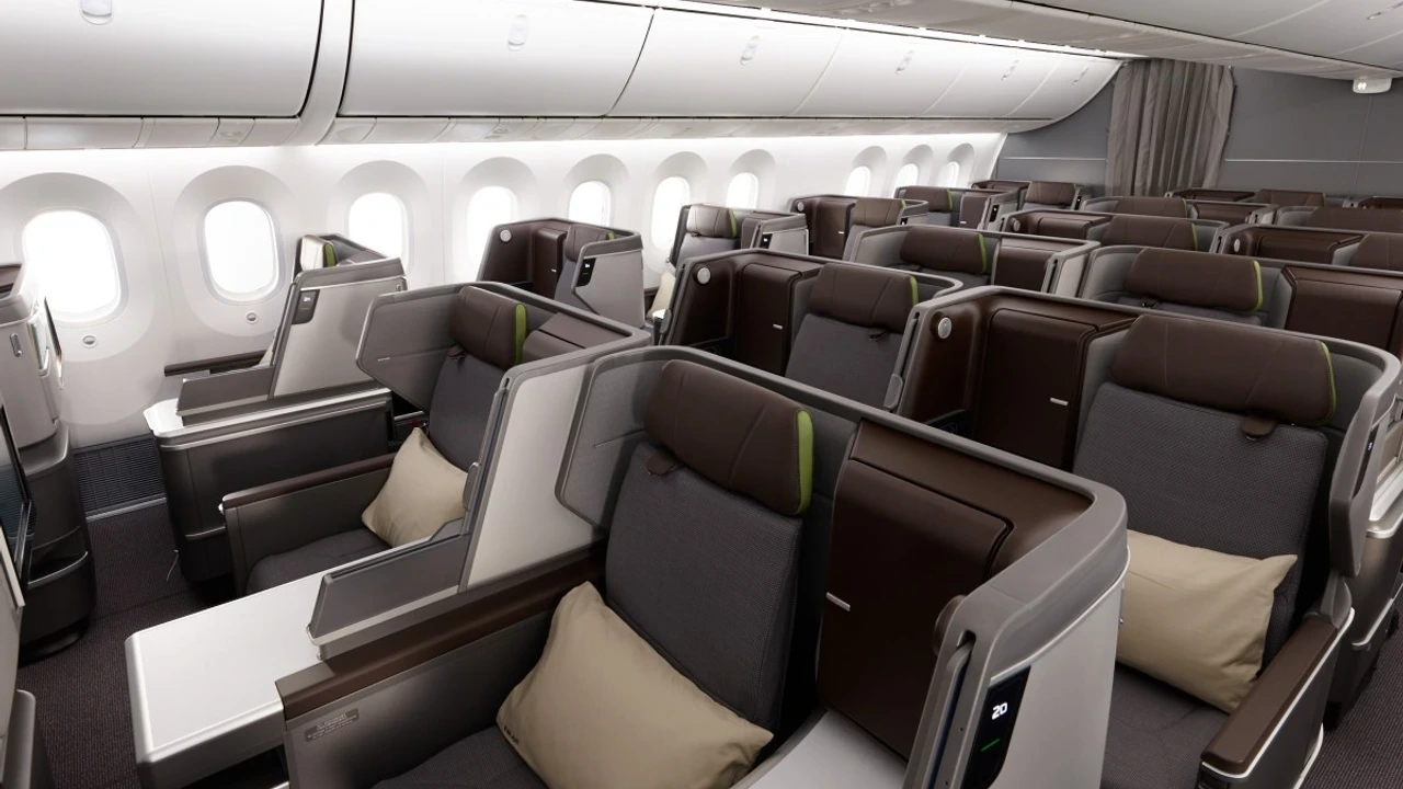 EVA Air business class - Photo by EVA Air.