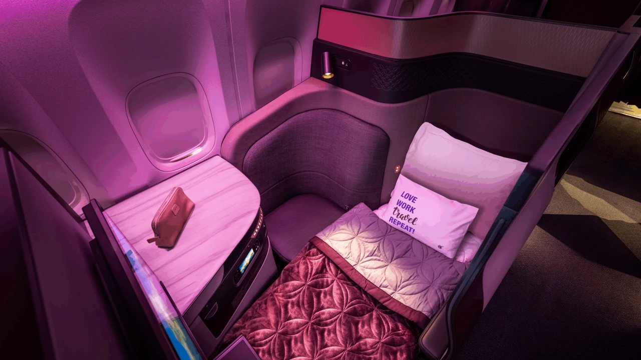 Qatar Airways QSuite business class - Photo by Qatar Airways.
