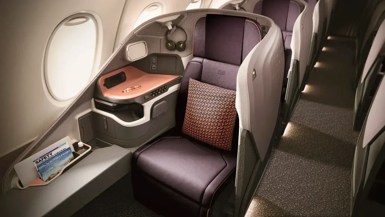 Singapore Airlines business class - Photo by Singapore Airlines.